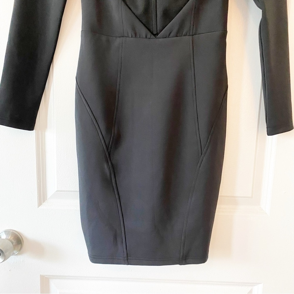 ASILIO Heavy Night Bustier Black Bodycon Cocktail Dress - Picture 7 of 11